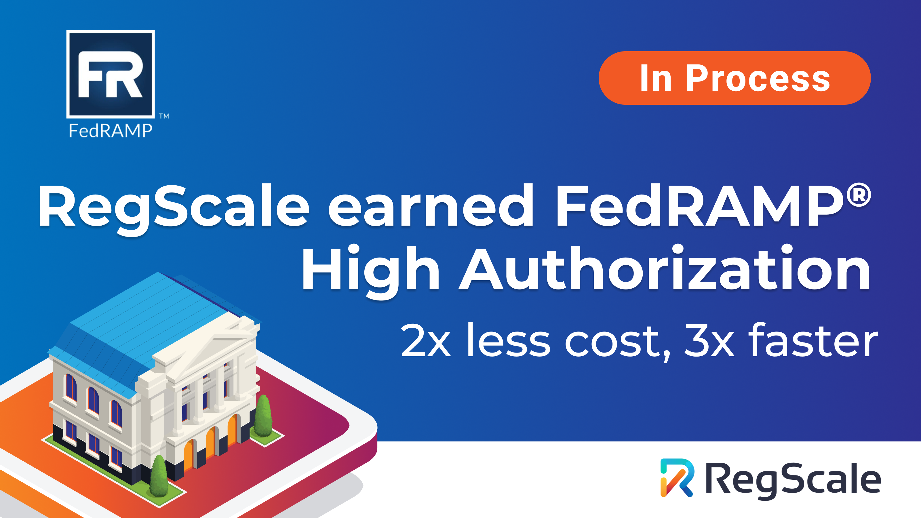 RegScale earned In Process FedRAMP High Authorization